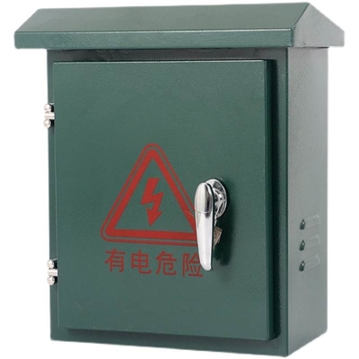 Stainless Steel Electrical Enclosure Cctv Power Supply Distribution Box Green Coating