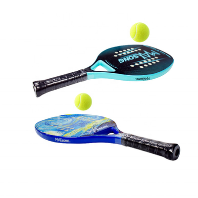 Carbon Fiber Beach Tennis Racket Personalized Tennis Paddle Racquets Lightweight