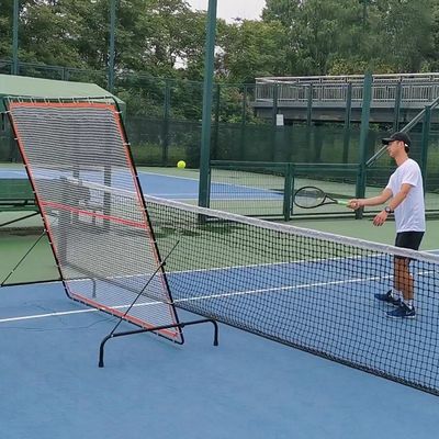 Portable Tennis Training Rebound Net Single Person Practice Device Bounceback Net