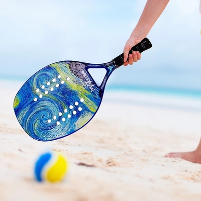 Carbon Fiber Beach Tennis Racket Personalized Tennis Paddle Racquets Lightweight