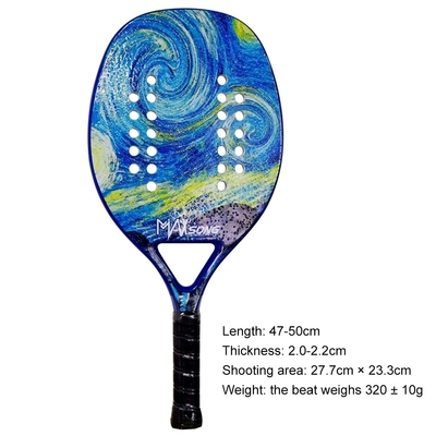 Carbon Fiber Beach Tennis Racket Personalized Tennis Paddle Racquets Lightweight