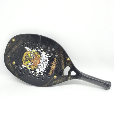 Beach Tennis Racket Carbon Fiber and Firberglass Soft Face Padel Tennis Racquet