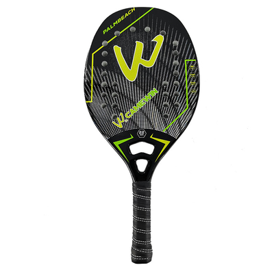 3K Carbon Fiber Beach Tennis Racket Rough Surface Soft Interlayer Racquet with Protective Bag