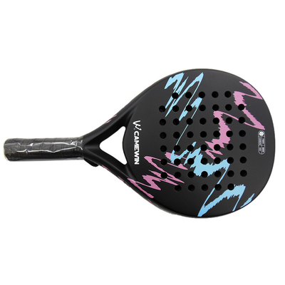 Full Carbon Beach Tennis Racket Soft EVA Face Raqueta With Bag Unisex Equipment Padel Racket