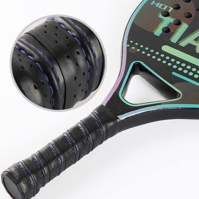 Adult Full Carbon Beach Tennis Paddle Racket Soft EVA Face Raqueta With Bag