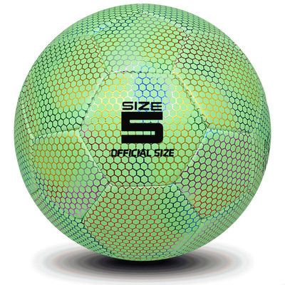 Luminous Soccer Ball Size 5 Night Glowing Soccer Game Footballs Glow In The Dark