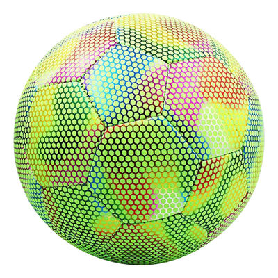 Luminous Soccer Ball Size 5 Night Glowing Soccer Game Footballs Glow In The Dark