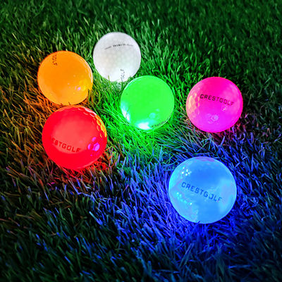 Glow In The Dark Light Up Luminous LED Golf Balls Golfers Night Training Balls