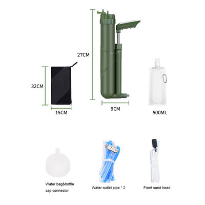 Outdoor Water Purifier Filter Pressure Pump Portable Water Purifier Type Survival Emergency Camping