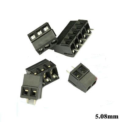 5.08mm / 0.2" Pitch PCB Mounted Screw Terminal Blocks 2P 3P Combination Black