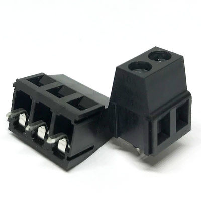 5.08mm / 0.2" Pitch PCB Mounted Screw Terminal Blocks 2P 3P Combination Black