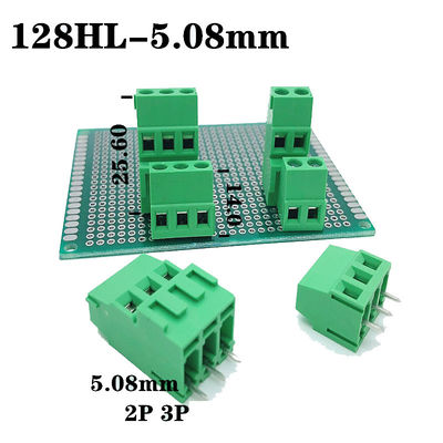 5.08mm / 0.2" Dual Row PCB Mount Screw Terminal Block Connector