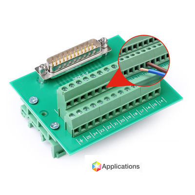 3.81mm / 0.15" Dual Row PCB Screw Terminal Blocks Connector