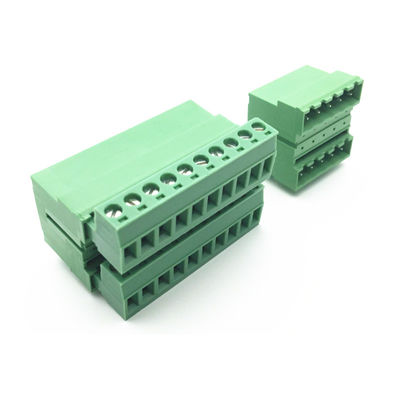 5.08mm Pitch Dual Row PCB Pluggable Screw Terminal Blocks Plug + Angle Pin Header