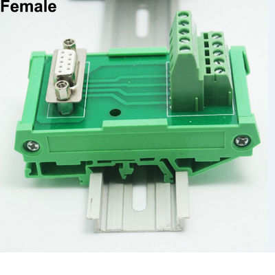 Single End D Sub 9 Pin DB9 Male Female Connectors Terminal Blocks Breakout Board