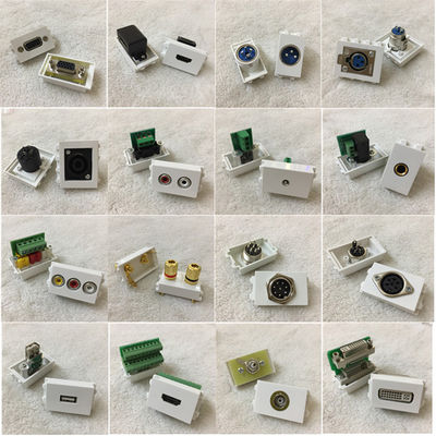 VGA RJ45 Audio Multimedia Combination Pop Up Brass Floor Sockets Ground Outlet Box Waterproof
