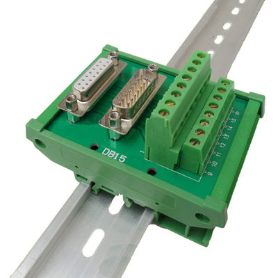 DB15 D Sub 15 Pin Male Female Dual Connectors Terminal Blocks Wiring Breakout Board