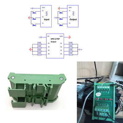 Logic Level Polarity Interchange Converter of PLC NPN and PNP Sqare Wave Signal 4 Ways