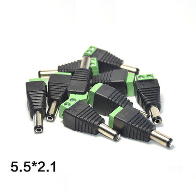 Female Jack RJ45 Network Connector Male DC Power Plug To Screw Terminals Adapter for CCTV Camera