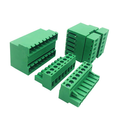5.08mm Pitch Dual Row PCB Pluggable Screw Terminal Blocks Plug + Angle Pin Header