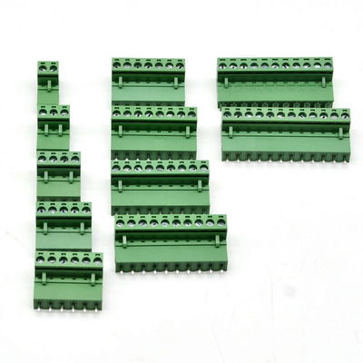 5.08mm Pitch PCB Plug-in Screw Terminal Blocks Plug + Straight Pin Header
