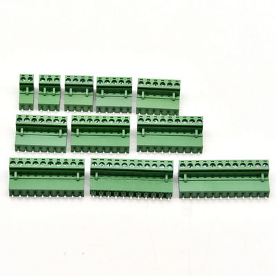 5.08mm Pitch PCB Plug-in Screw Terminal Blocks Plug + Straight Pin Header
