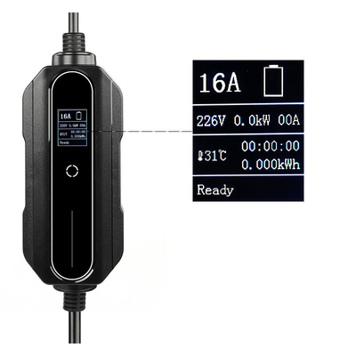 Electric Vehicle EV Charger Type 2 32 Amp 220V-240V CEE Plug Car Charging Cable Switch Box
